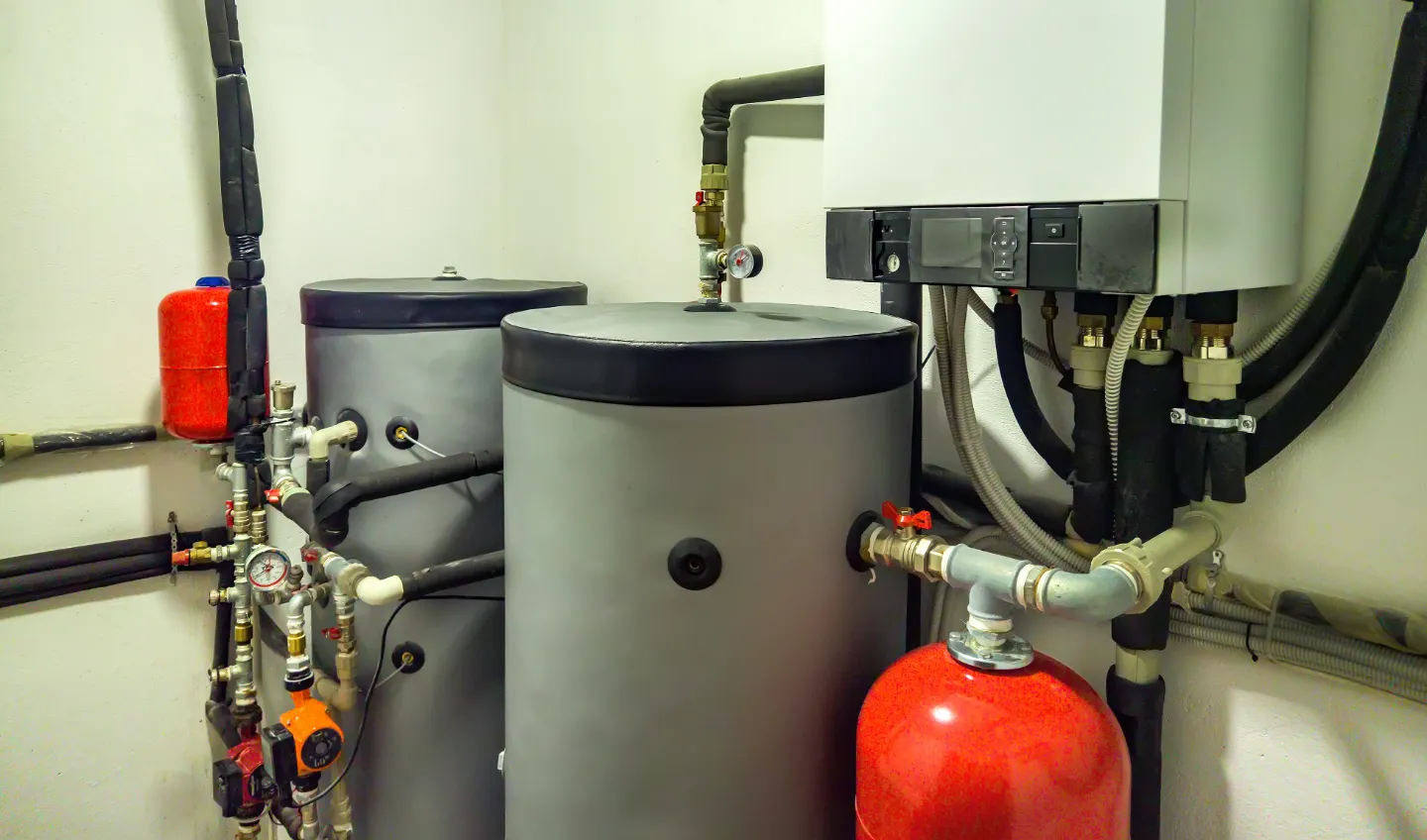 Hot Water System Services background